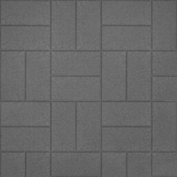 Тротуарная плитка Кирпичик 200x100x60 мм серый