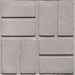 Плитка тротуарная полимерпесчаная 250x250x20 мм цвет серый