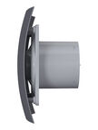 Вентилятор осевой DiCiTi Breeze 4C dark gray metal с обратным клапаном 220х175 мм d100 мм темно-серый