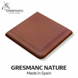 Ступень клинкерная угловая Gresmanc Nature Esquina Fiorentino, 33х33 см, Испания