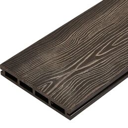 Террасная доска ДПК Altay Decking цвет Венге 2000x140x20 мм 0.28 м²