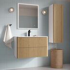 Каркас тумбы подвесной с раковиной Iddis Lahta LAH80W0i95K 50x80x47 см цвет белый