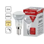 Лампа накаливания Bellight E14 230 В 40 Вт спот 410 лм теплый белый цвет света для диммера
