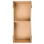 Ящик с отделениями Casy Home For Professionals 50x22x12см, коричневый