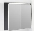 Зеркальный шкаф Armadi Art Vallessi 547-A glossy 80 антрацит глянец