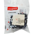 Выключатель одноклавишный с подсветкой/индикацией - Legrand Structura - 10А 250В безвинтовые зажимы - слоновая кость