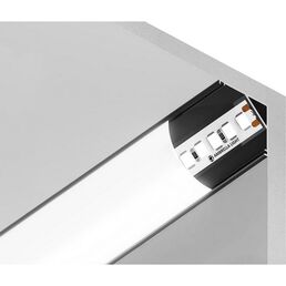 Алюминиевый профиль угловой круглый для светодиодной ленты до 9,78мм Ambrella Illumination GP2100BK