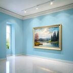 Краска водоэмульсионная для стен и потолков износостойкая матовая Profipaints SILVER INTERIOR VISION 0.9л , Чистое небо