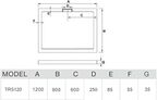 Душевой поддон WeltWasser WW TR TRS120