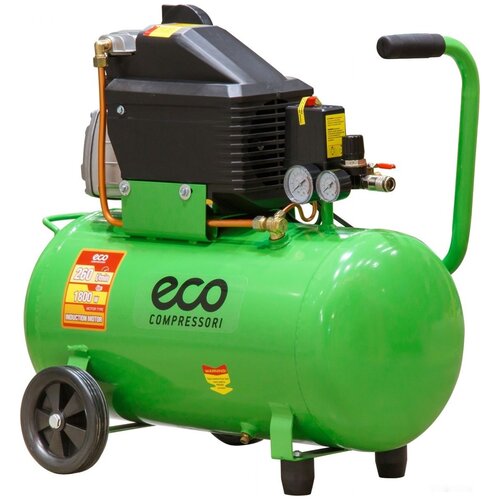 Компрессор масляный Eco Компрессор ECO AE-501-4 (260 л/мин, 8 атм, коаксиальный, масляный, ресив. 50 л, 220 В, 1.80 кВт), 50 л, 1.8 кВт