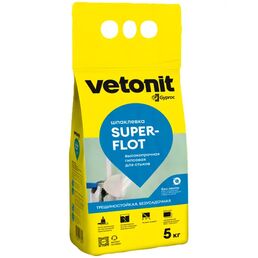 Шпаклевка гипсовая для швов и стыков VETONIT Superflot 5 кг