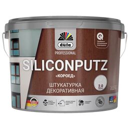 Штукатурка декоративная Dufa Prof Siliconputz Короед 25 кг