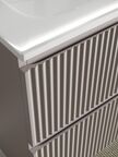 Тумба с раковиной Sancos Snob R SNR80SM 81 см подвесная, Doha Soft