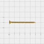 Саморезы по дереву DILWIS потайные острые оцинкованные 3.5x51 мм 3 кг