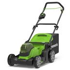 Газонокосилка аккумуляторная бесщеточная GreenWorks 2512607UD 48 В 41 см 2x4 Ач АКБ и ЗУ входит в комплект