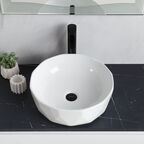 Раковина накладная BelBagno BB1409 41 см белая