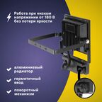 Прожектор светодиодный Ritter Profi 53422 2 50 Вт 5000 Лм 180-240В с датчиком движения холодный белый свет 6500К IP65 черный