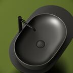 Раковина накладная Ceramica Nova Element 60 см CN6047MDH темный антрацит матовая
