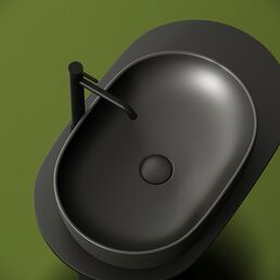 Раковина накладная Ceramica Nova Element 60 см CN6047MDH темный антрацит матовая