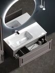 Тумба с раковиной Sancos Very VR100LSM 100 см подвесная, Doha Soft