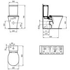 Унитаз напольный Ideal Standard Connect Air Aquablade E013701