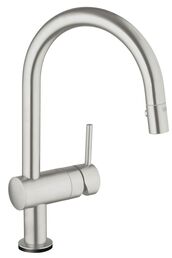 Сенсорный смеситель для кухни GROHE Minta Touch, суперсталь (31358DC1)