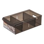 Контейнер для хранения Optima 15x8.7x26.6 см полипропилен цвет коричневый