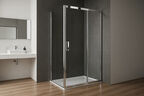 Душевой уголок Royal Bath Accord 150х80 RB 8150HPS-T-CH стекло прозрачное, профиль хром