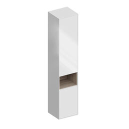 Шкаф-пенал Kerama Marazzi Plaza Modern подвесной, белый