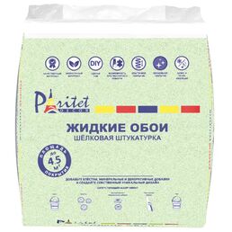 Жидкие обои гладкие Paritet B57 0.6 кг цвет фисташковый