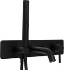 Смеситель для ванны и душа Allen Brau Priority 5.31006-31 с внутренней частью, черный матовый