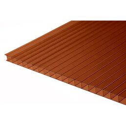 Поликарбонат сотовый Sotalight 10 мм 2.1x3 м бронзовый