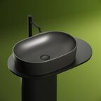 Раковина накладная Ceramica Nova Element 60 см CN6047MDH темный антрацит матовая