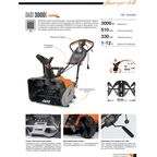 Снегоуборщик электрический DAEWOO DAST 3000E 51 см 3000 Вт