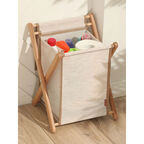 Корзина с крышкой Casy Home For Professionals, цвет молочный