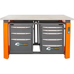 Двухтумбовый верстак Toollbox TBP1500 (TB3-TB5)