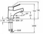 Cмеситель для раковины Jacob Delafon EO E24158RU-CP