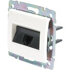 Розетка компьютерная RJ45 категория 5e UTP - Legrand Valena - с захватами - белый