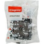 Розетка TV (телевизионная) - Legrand Structura - оконечная - магнезиум