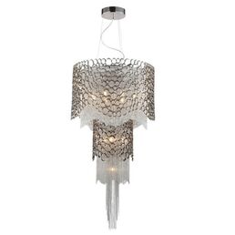 Большая каскадная люстра Crystal Lux HAUBERK SP-PL8+4