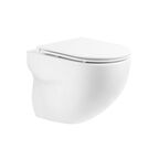 Комплект подвесного унитаза с инсталляцией BelBagno Onda BB066CHR/BB870SC/BB002-80/BB005-PR-CHROME безободковый, с микролифтом, белый, кнопка хром