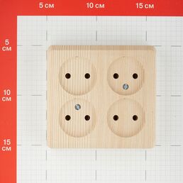 Розетка Systeme Electric Этюд накладная сосна (PA16-205D)