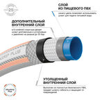 Шланг поливочный 1/2 20 м шестислойный Daewoo UltraGrip Plus ПВХ (DWH 5113)