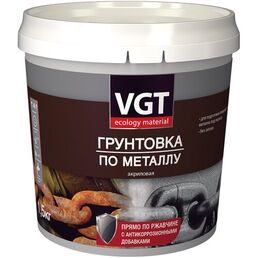 Грунтовка VGT по металлу, 1 кг, серый