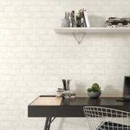 Обои флизелиновые Inspire Brice бежевые 1.06 м White 0