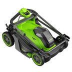 Газонокосилка аккумуляторная Greenworks GD40LM411 c 1хАКБ 5Ач и ЗУ (2521007UG)