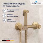 Гигиенический душ с поворотным управлением RGW SP-216Gb