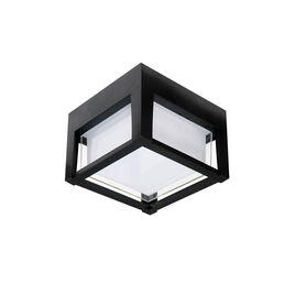 Светильник светодиодный садово-парковый накладной Arte Lamp Ulysses черный 110 мм 4500К 15 Вт IP65 (A6406PF-1BK)
