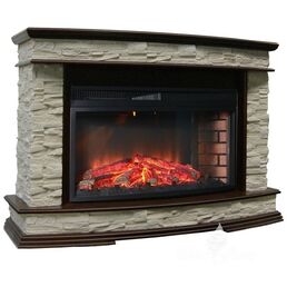 Каминокомплект Inter Flame Памир Сланец с очагом Panoramic 33W LED FX InterFlame