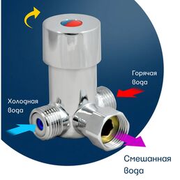 Механический термостат для сенсорного смесителя, Арт: 0403.072